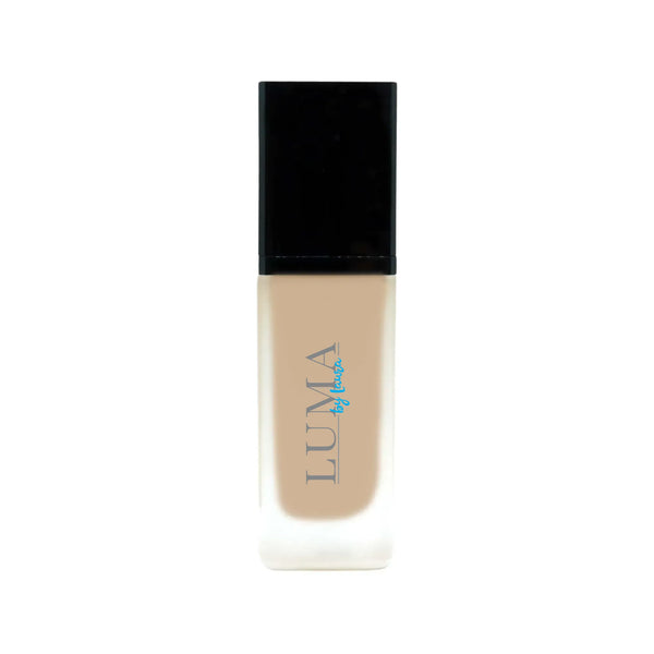 Luma Foundation - Full Coverage Liquid Foundation, Shade Seashell, Natural Glow Finish