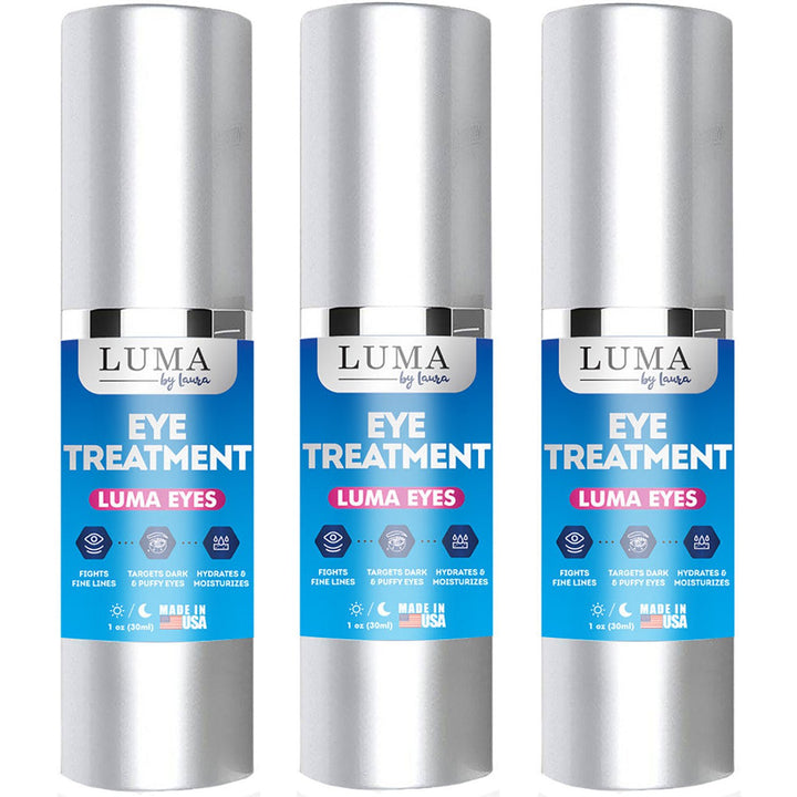 Luma Eyes Tripeptide Cream for Under Eye Bags and Dark Circles with Vitamin K - 1oz - Luma by Laura