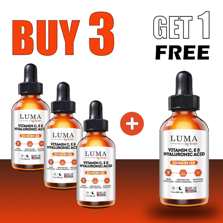 Luma Vitamin C Serum 20% + E + Hyaluronic Acid + Jojoba Oil + Witch Hazel - 2oz - Luma by Laura